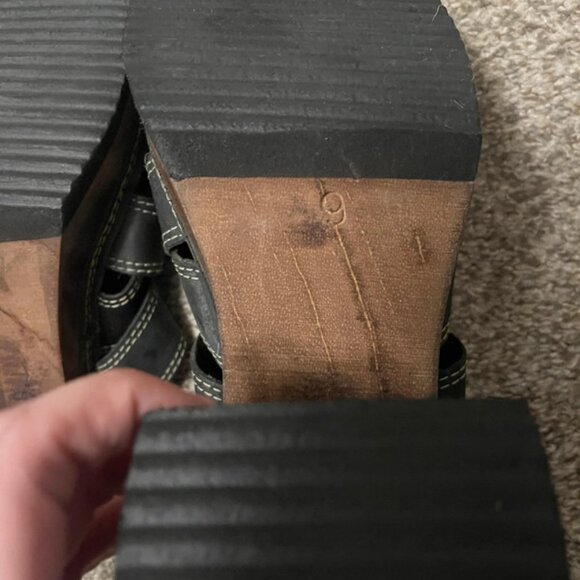 vintage bongo chunky heels, size 9 - Picture 4 of 6